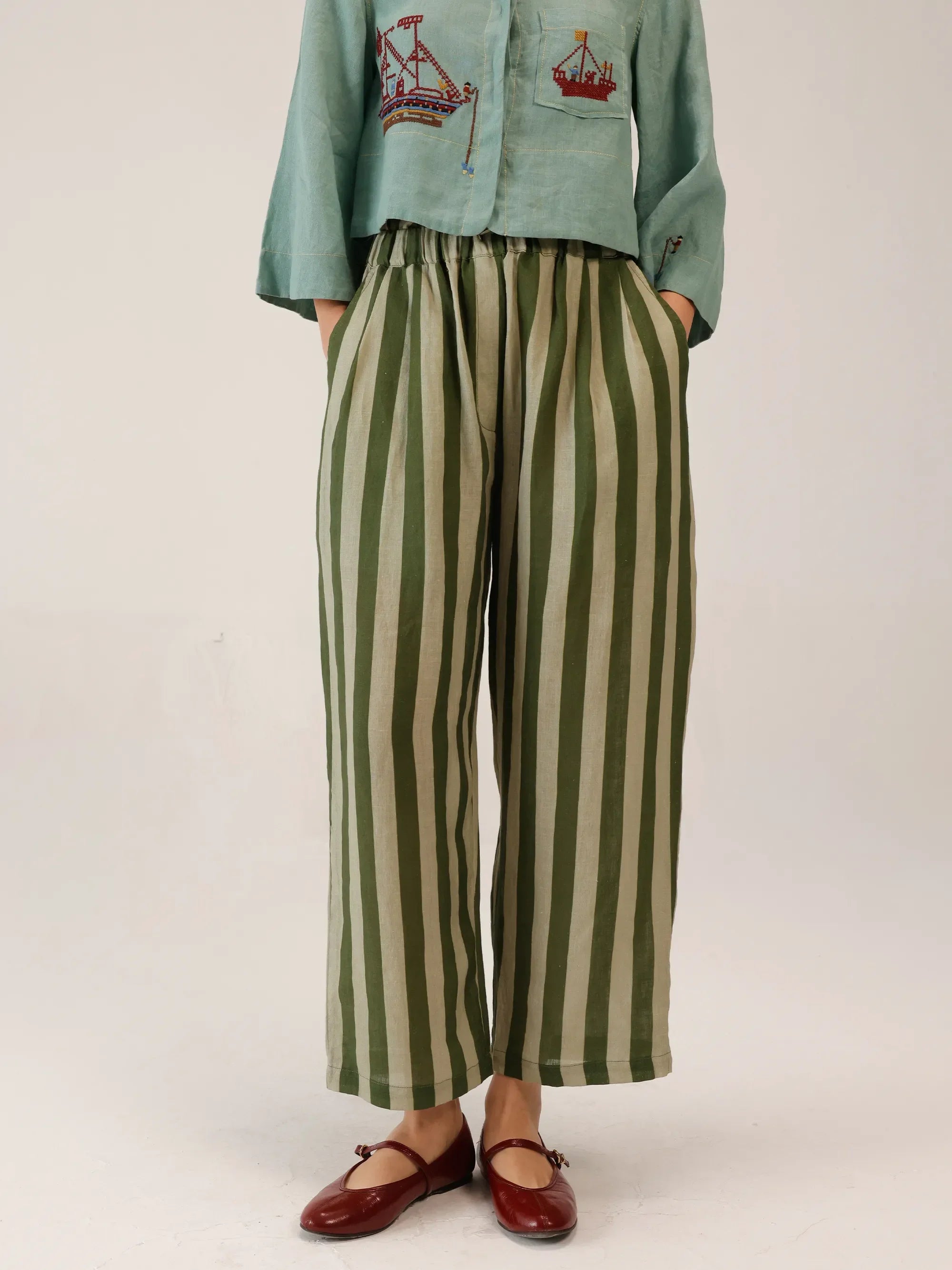 Zest Printed Drawstring Pants – CordStudio