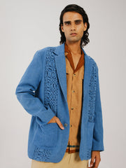 Front Smocked Blazer