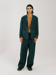 Front Smocked Blazer