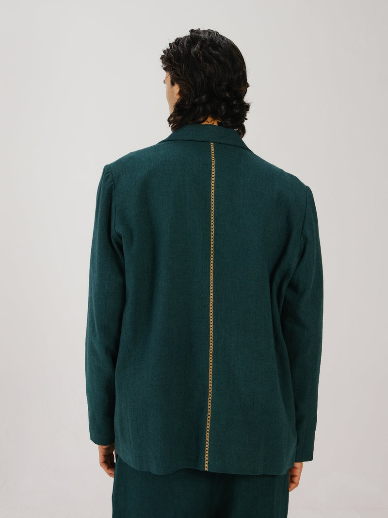 Front Smocked Blazer
