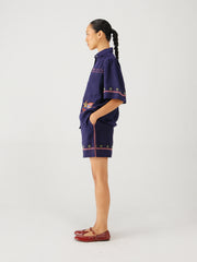 Wide leg shorts