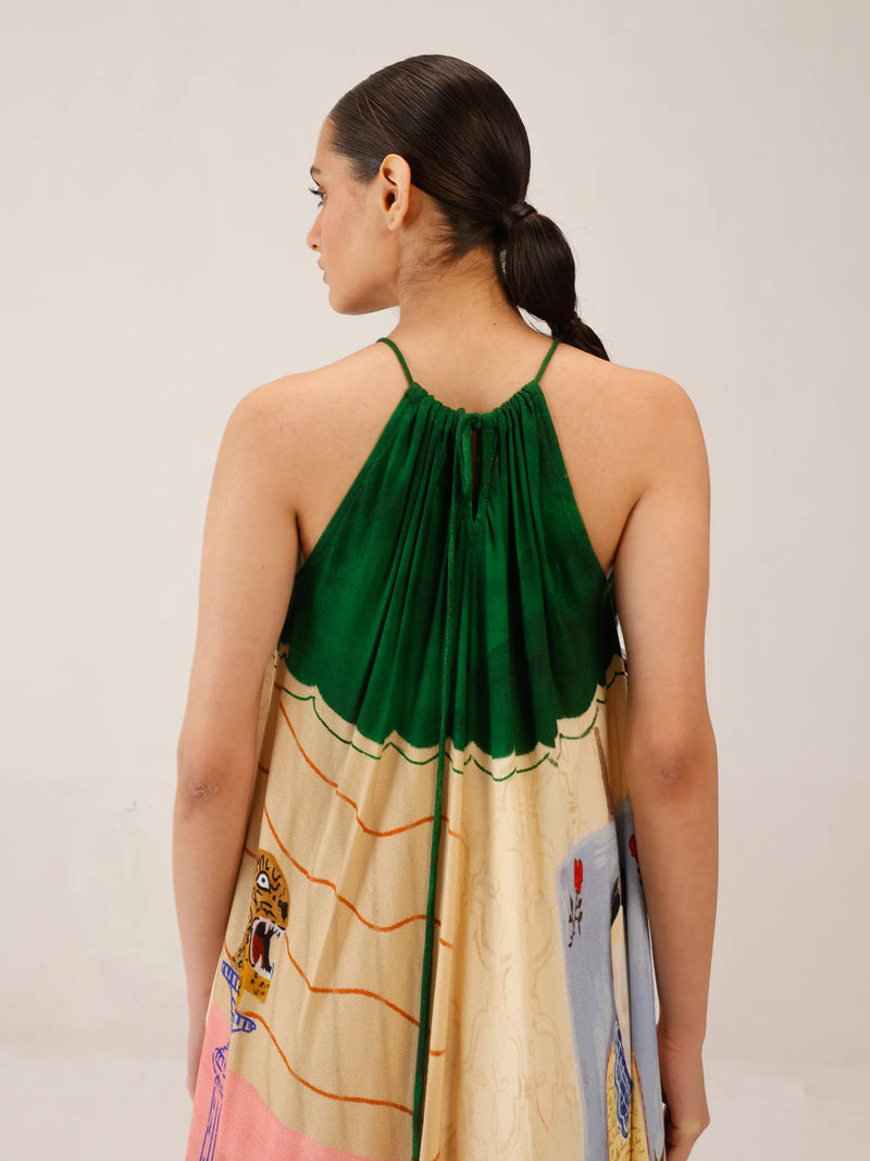maxi dress loft Loft Printed Circle Long Dress – Sleeveless Dress