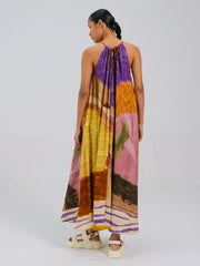 Sleeveless Flowy Summer Dress - Cord