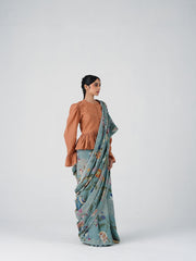Smocked Saree