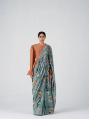 Smocked Saree