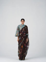 Smocked Saree