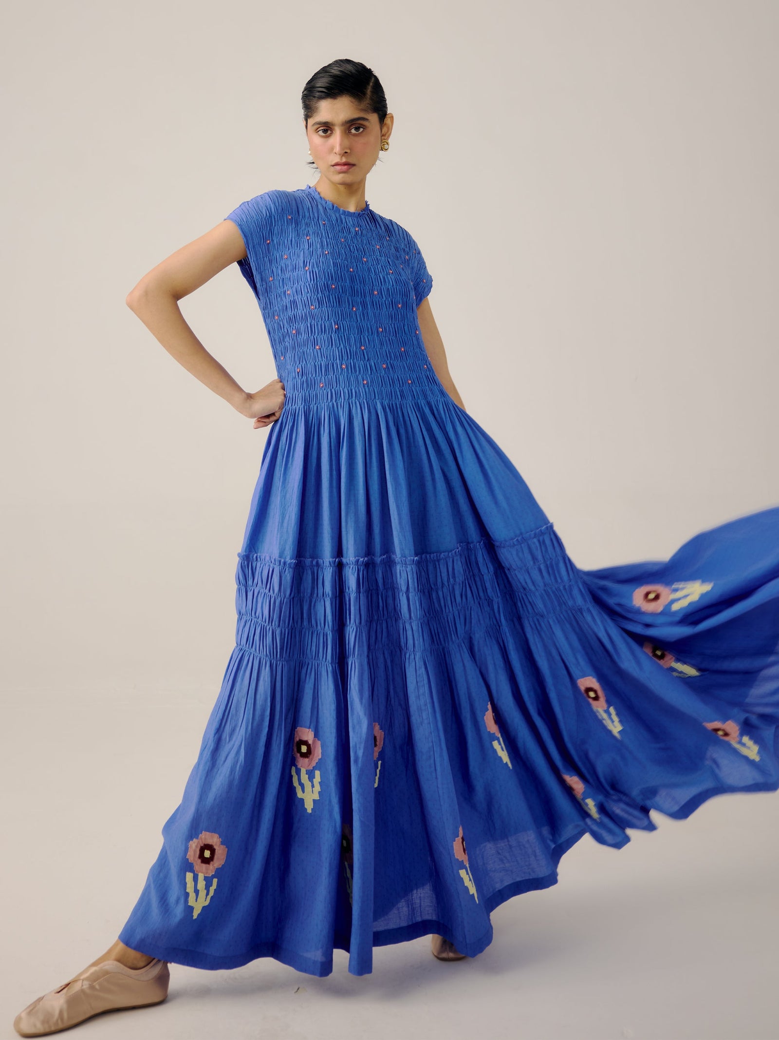 Electric Blue July Dress