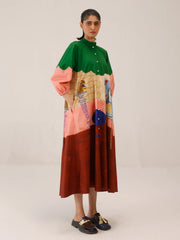Loft Printed Deuce Dress - Cord