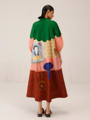 Loft Printed Deuce Dress - Cord