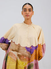 Swimmers Printed Deuce Dress for Women - Cord