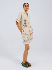 Wide leg shorts