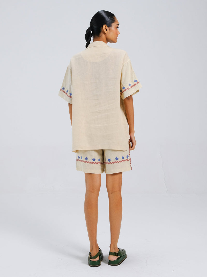 Wide leg shorts