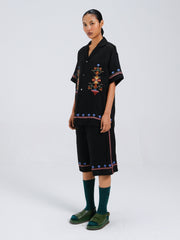 Wide leg shorts