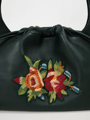 Embroidered Drawstring Bag