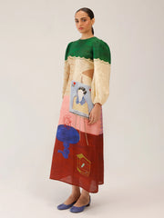 Loft Printed Euro Long Dress – Cord