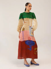 Loft Printed Euro Long Dress – Cord