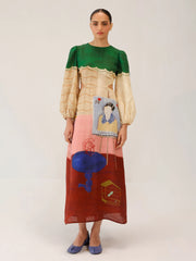 Loft Printed Euro Long Dress – Cord