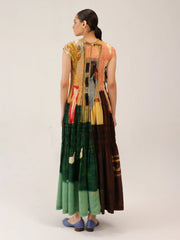 Morning Coffee Printed July Dress - Cord