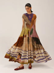 Swimmers Printed Smocked Cotton June Dress