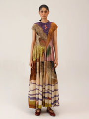 Swimmers Printed Smocked Cotton June Dress