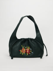 Embroidered Drawstring Bag