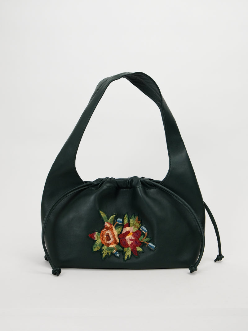 Embroidered Drawstring Bag