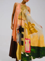 Circle Long Dress