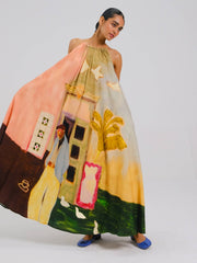 Circle Long Dress