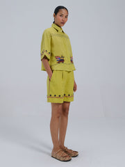 Leo Set (Ava Shirt+ Wide Leg Shorts)