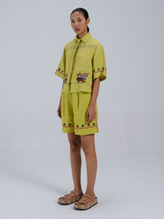 Leo Set (Ava Shirt+ Wide Leg Shorts)