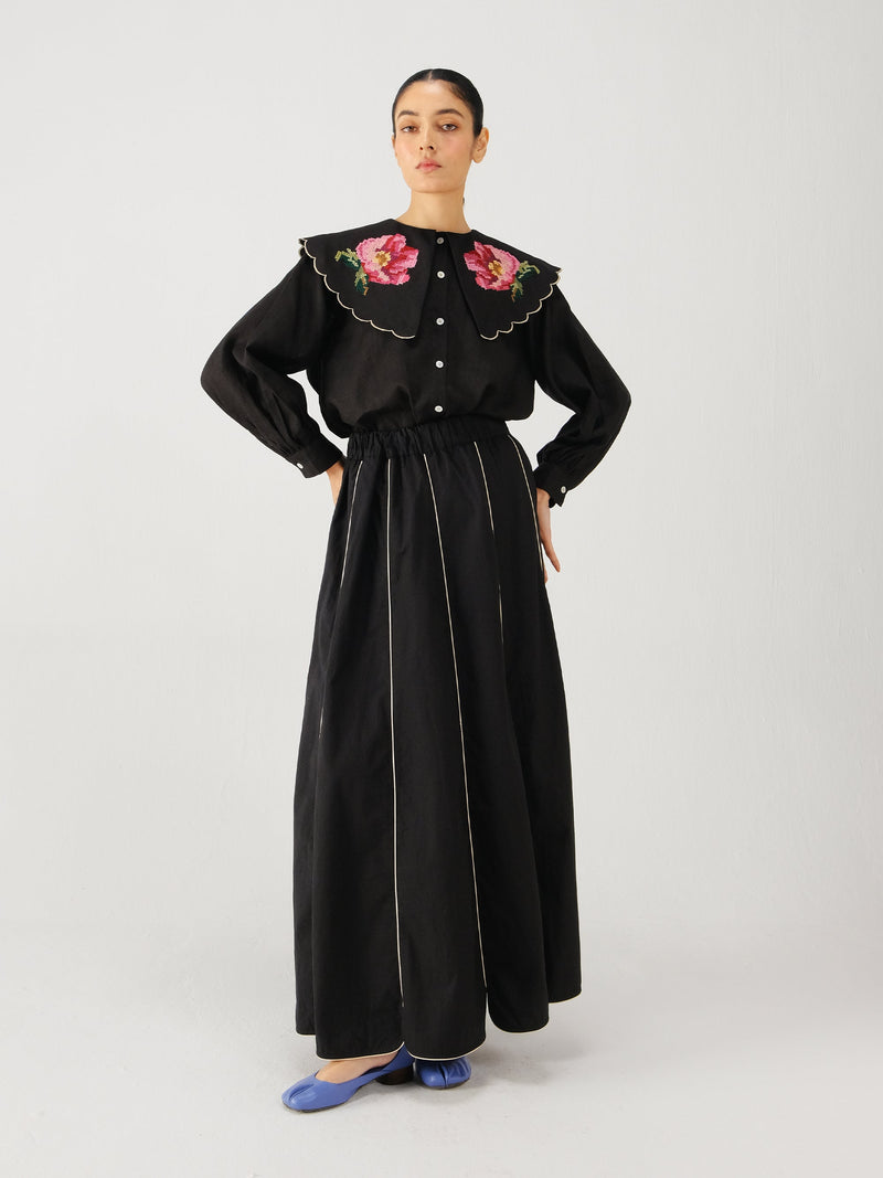 Paneled skirt