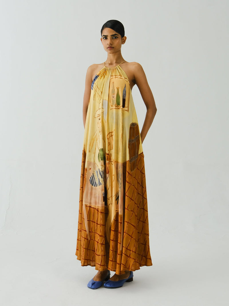 Circle Long Dress
