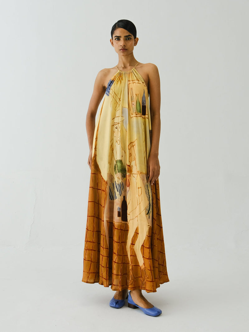 Circle Long Dress