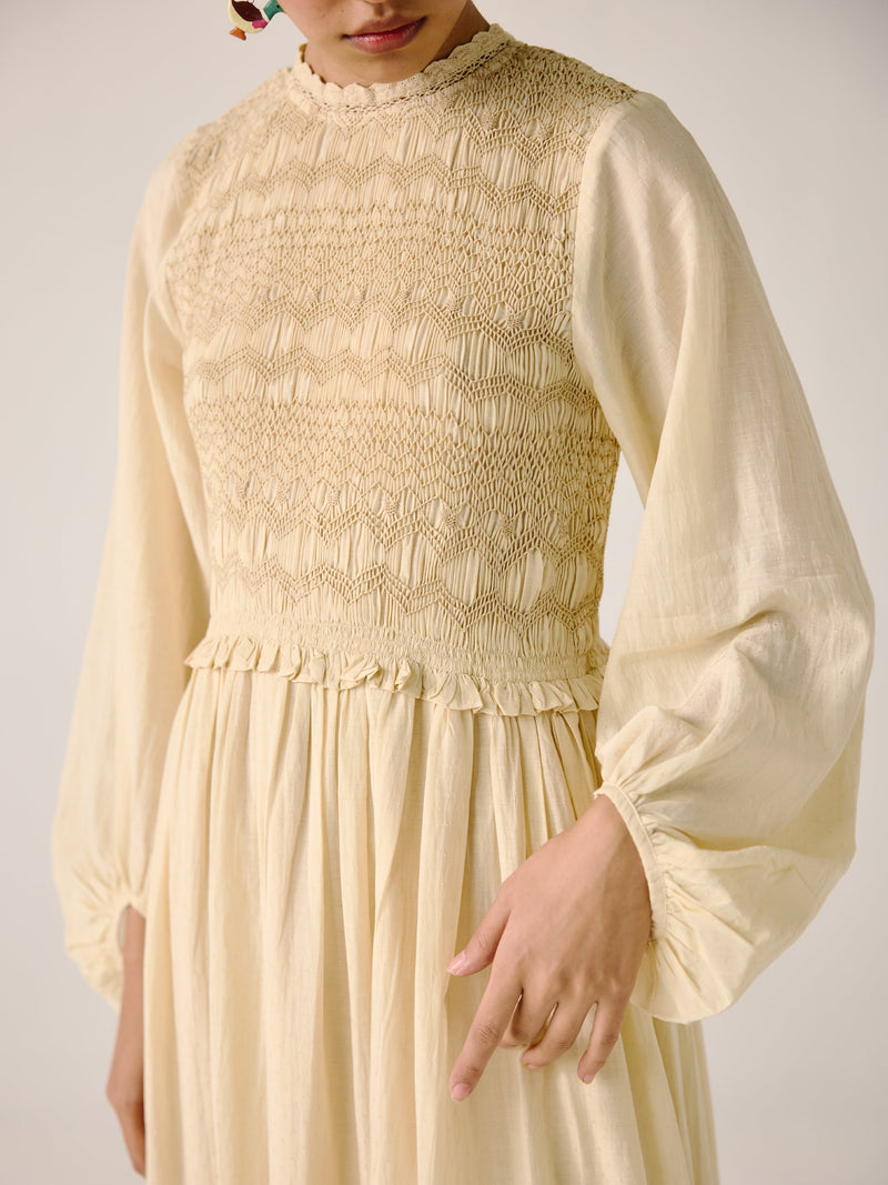 Heart Smocked Dress
