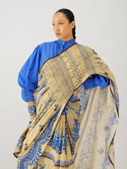 Smocked saree