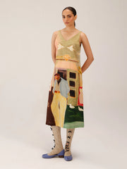 Zen Dress | Morning Coffee Printed Dress for Women