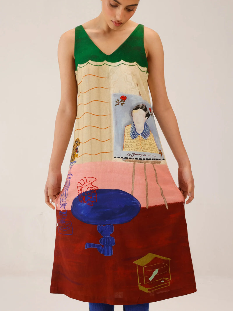 Loft Printed Zen Dress for Women XS