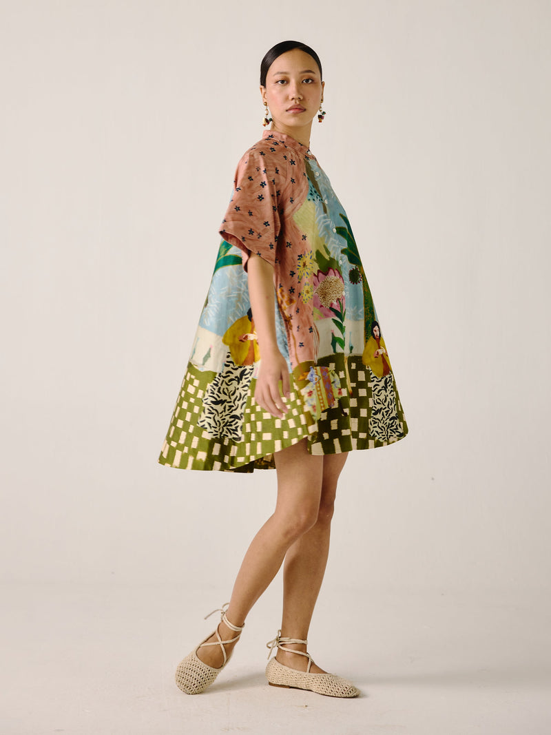 cord a line dress A-Line Long Dress L