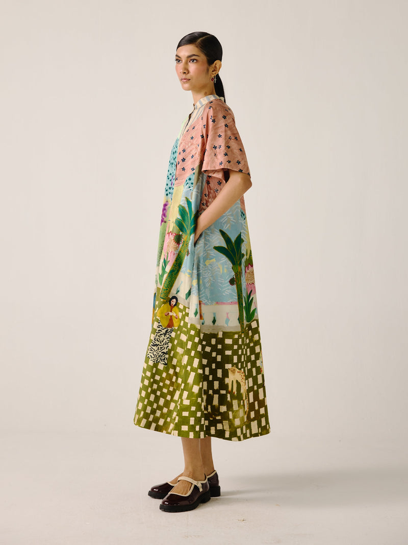 A-Line Long Dress L A-Line Long Dress L