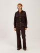 Smocked Collar Jacket