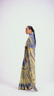 Smocked saree set