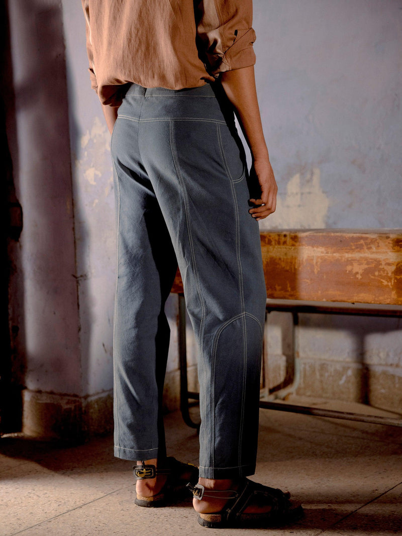 Contrast Stitch Pants - CordStudio