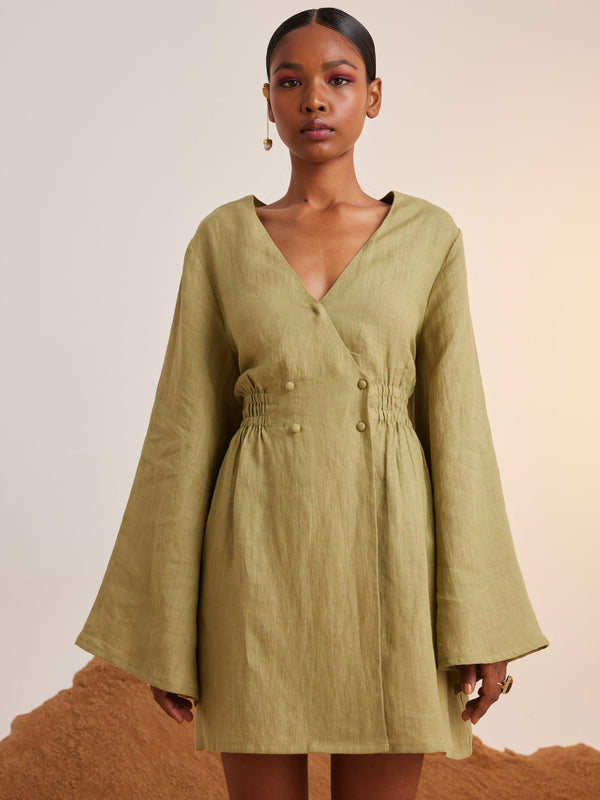 Bell Sleeves Dress - CordStudio