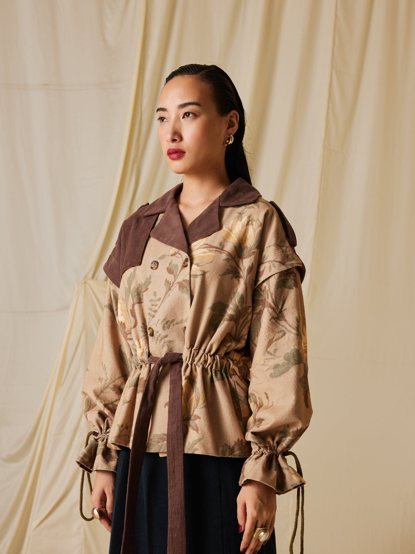 ジャケット・アウター andmary Zoey stand neck jacket AM1441 Zoey stand neck jacket