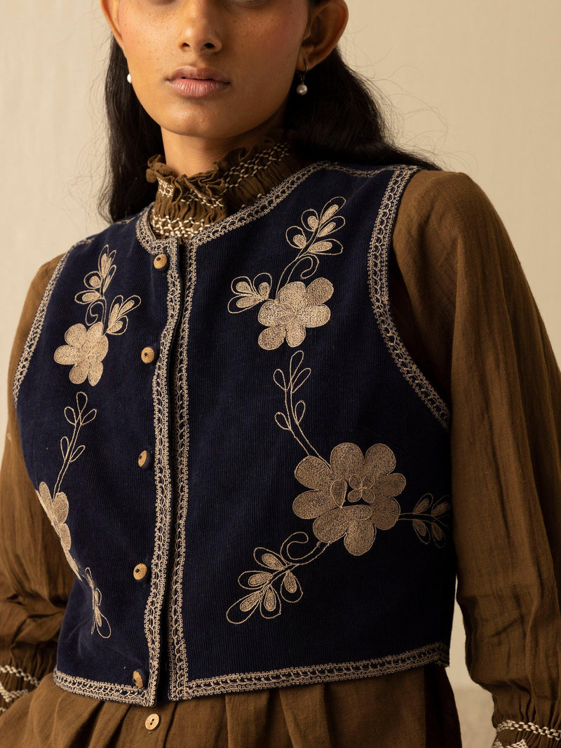 Ornate Set (Farmer Top + Ornate Gilet) - CordStudio