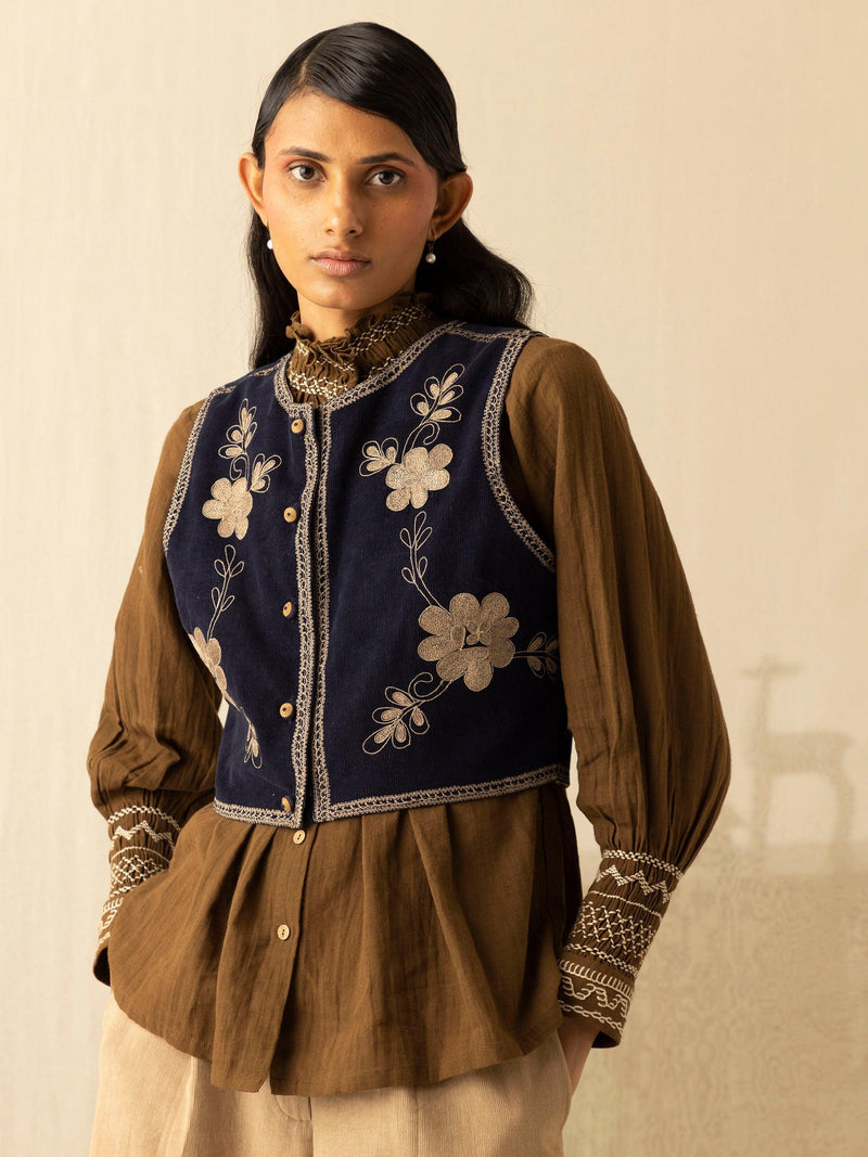 Ornate Set (Farmer Top + Ornate Gilet) - CordStudio