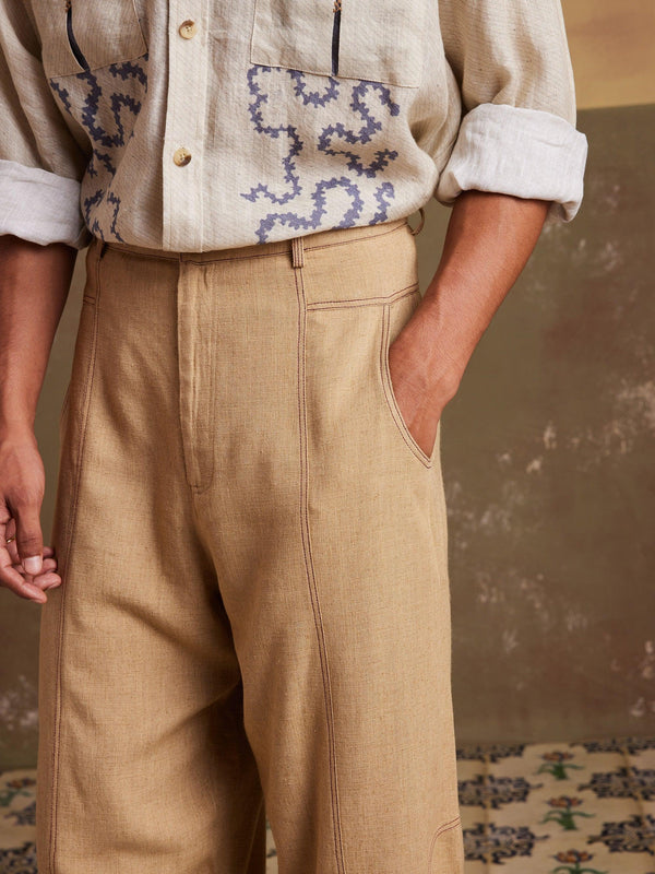 Top stitch pants - CordStudio