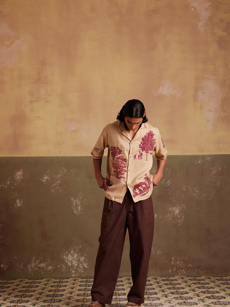Patched Uni Shirt - CordStudio