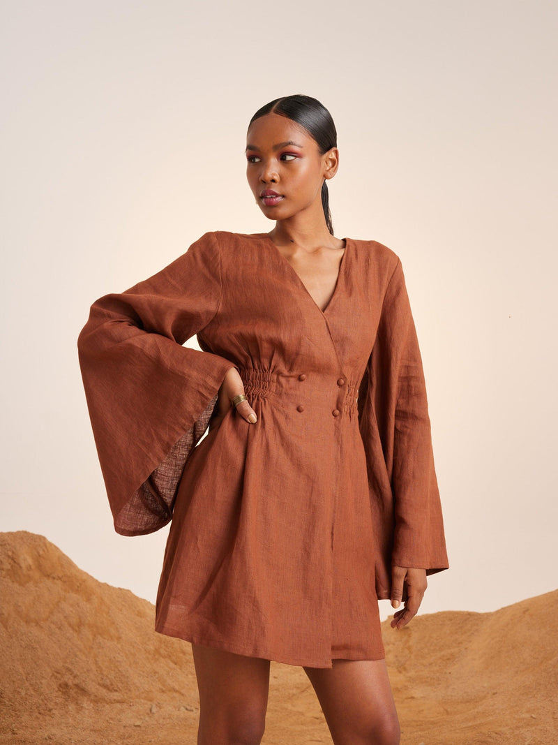 Bell Sleeves Dress - CordStudio