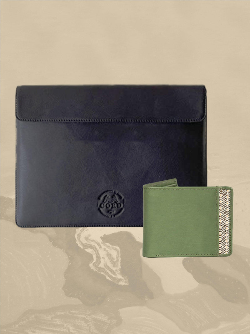 Laptop Sleeve + Wallet Tan - CordStudio
